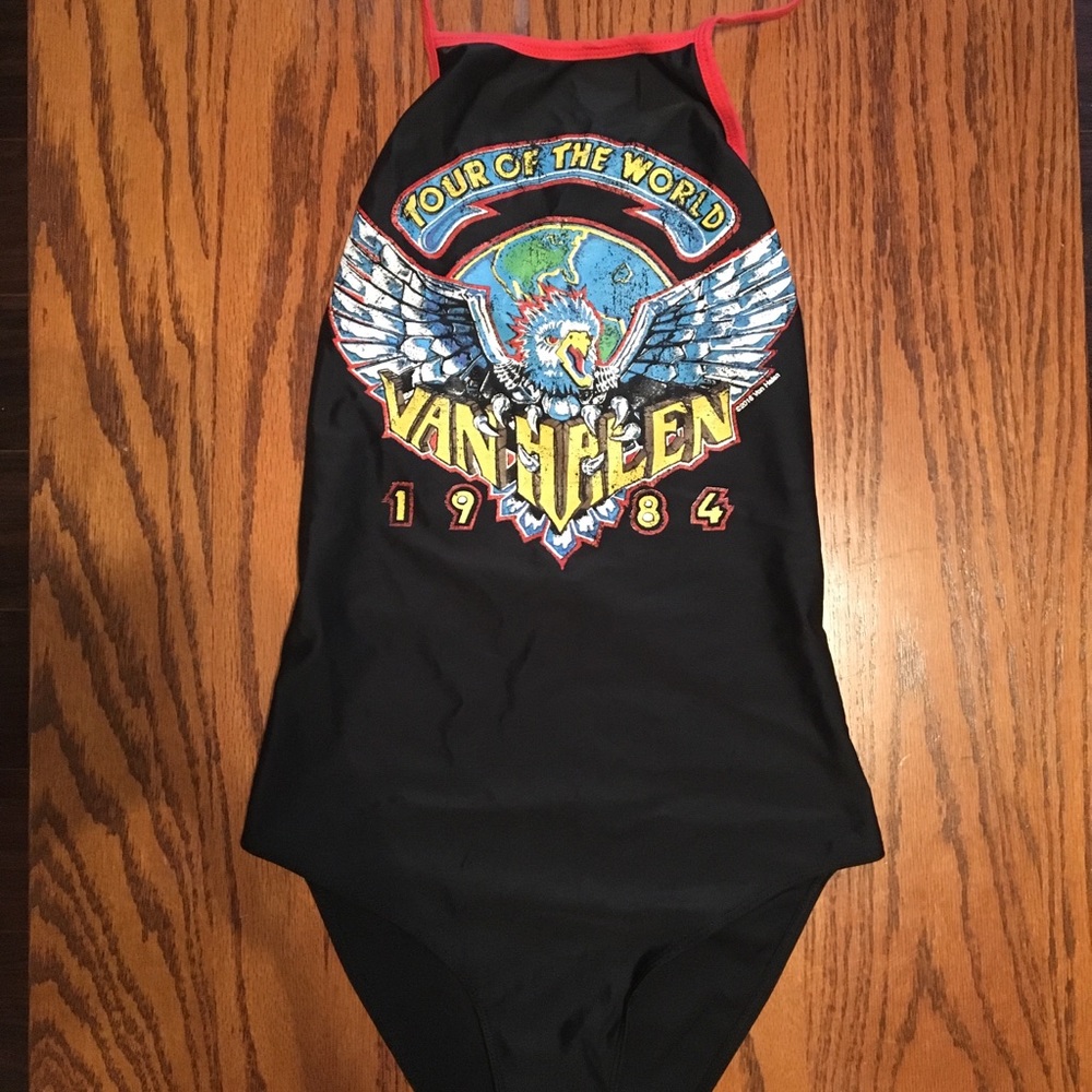 Van Halen One Piece Bodysuit Swimsuit